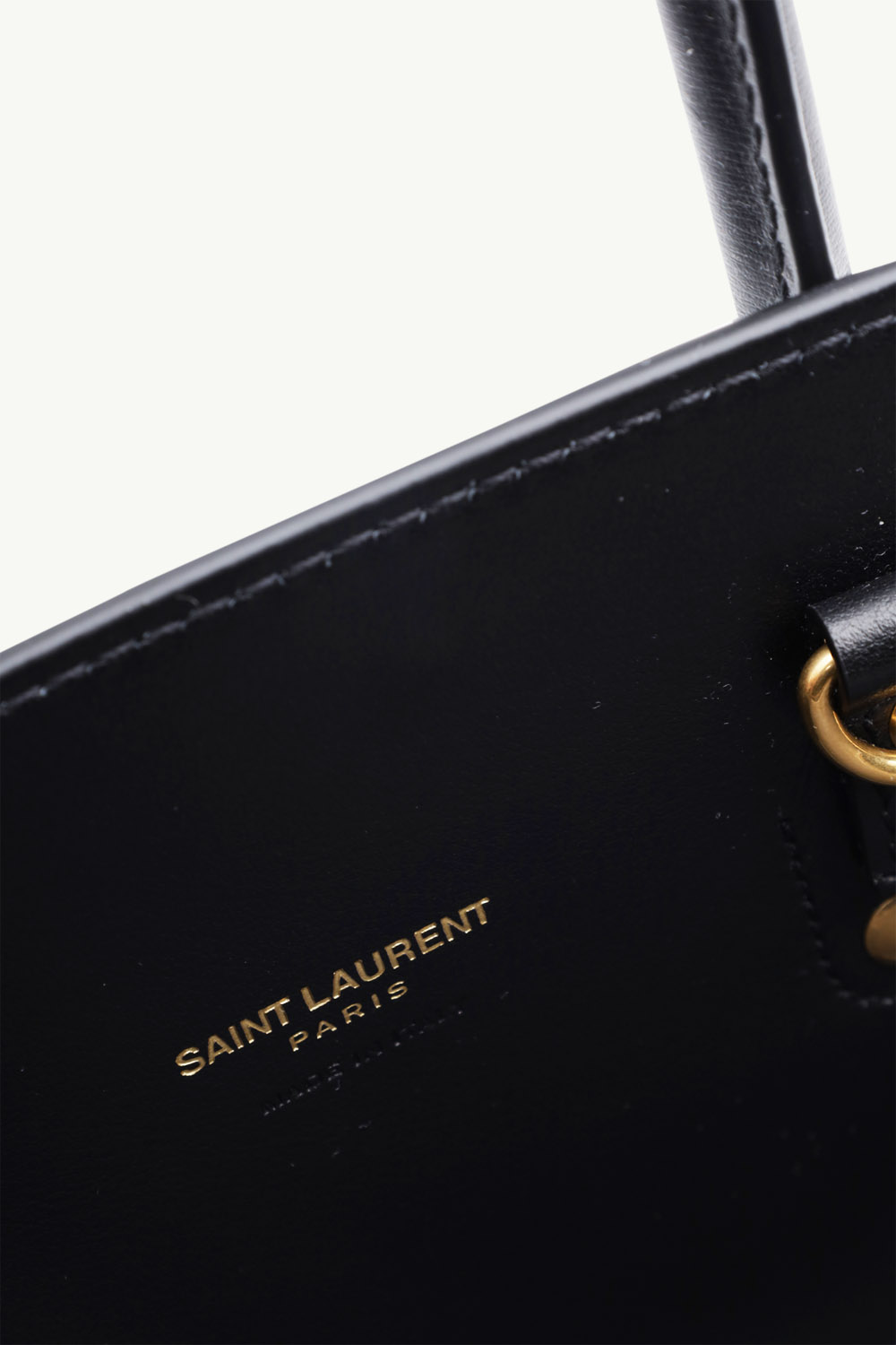 SAINT LAURENT Baby Sac de Jour in Black Smooth Leather 3