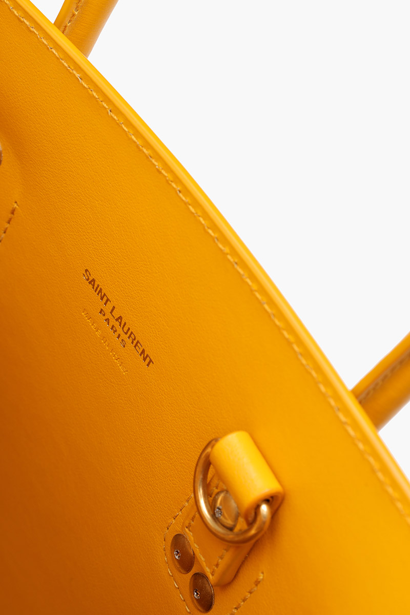 SAINT LAURENT Baby Sac de Jour in Yellow Smooth Leather 4