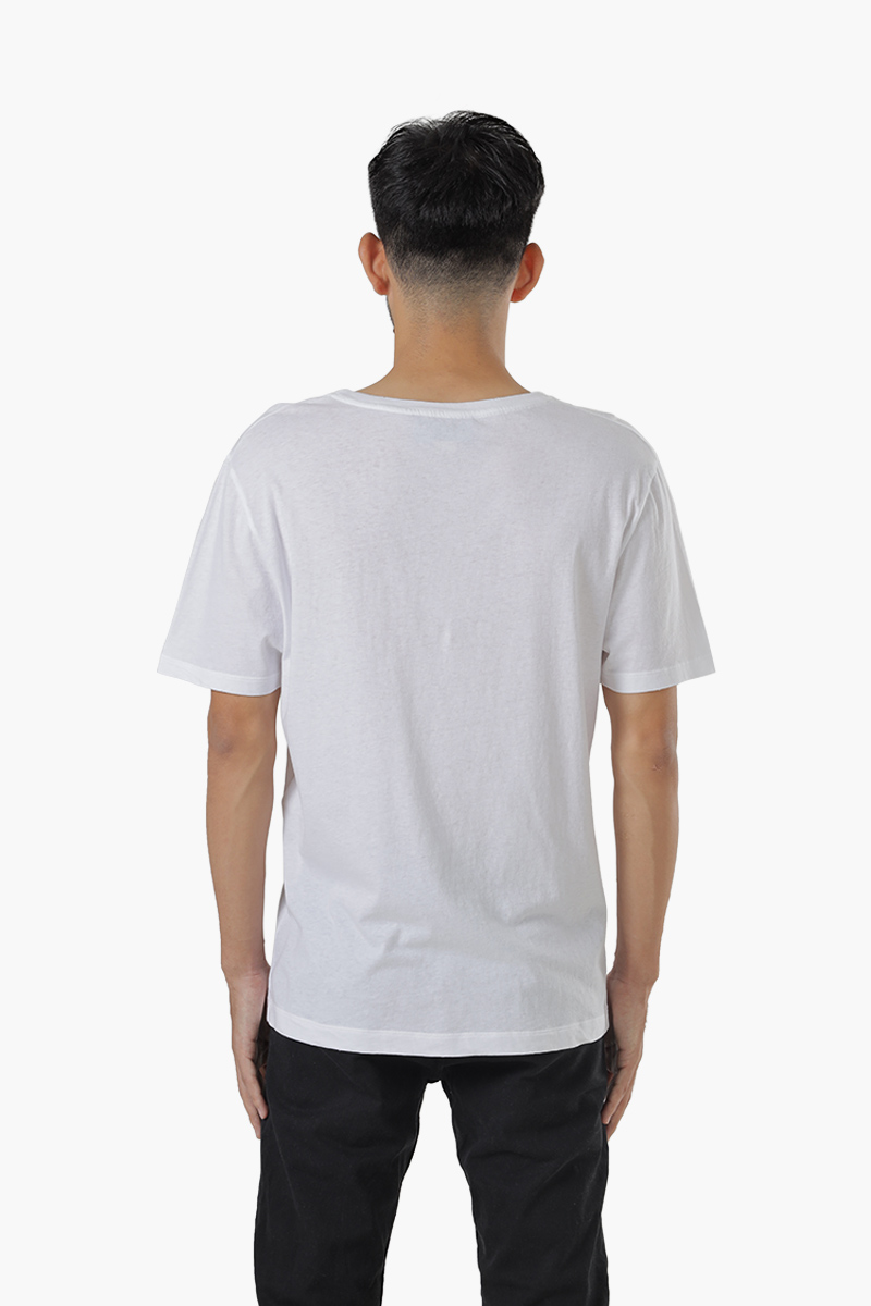 GUCCI Men Oversized Logo Print T-shirt in White 1