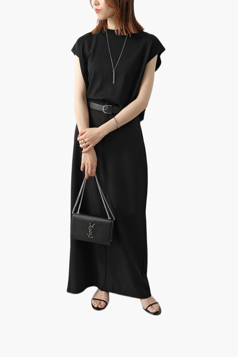 SAINT LAURENT Small Kate Shoulder Bag in Black Caviar Leather SHW 3