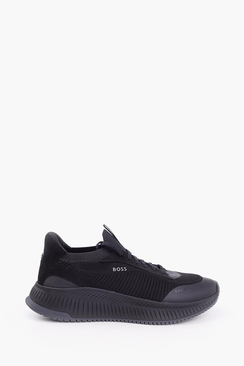 HUGO BOSS TTNM Evo Sneakers in All Black 0