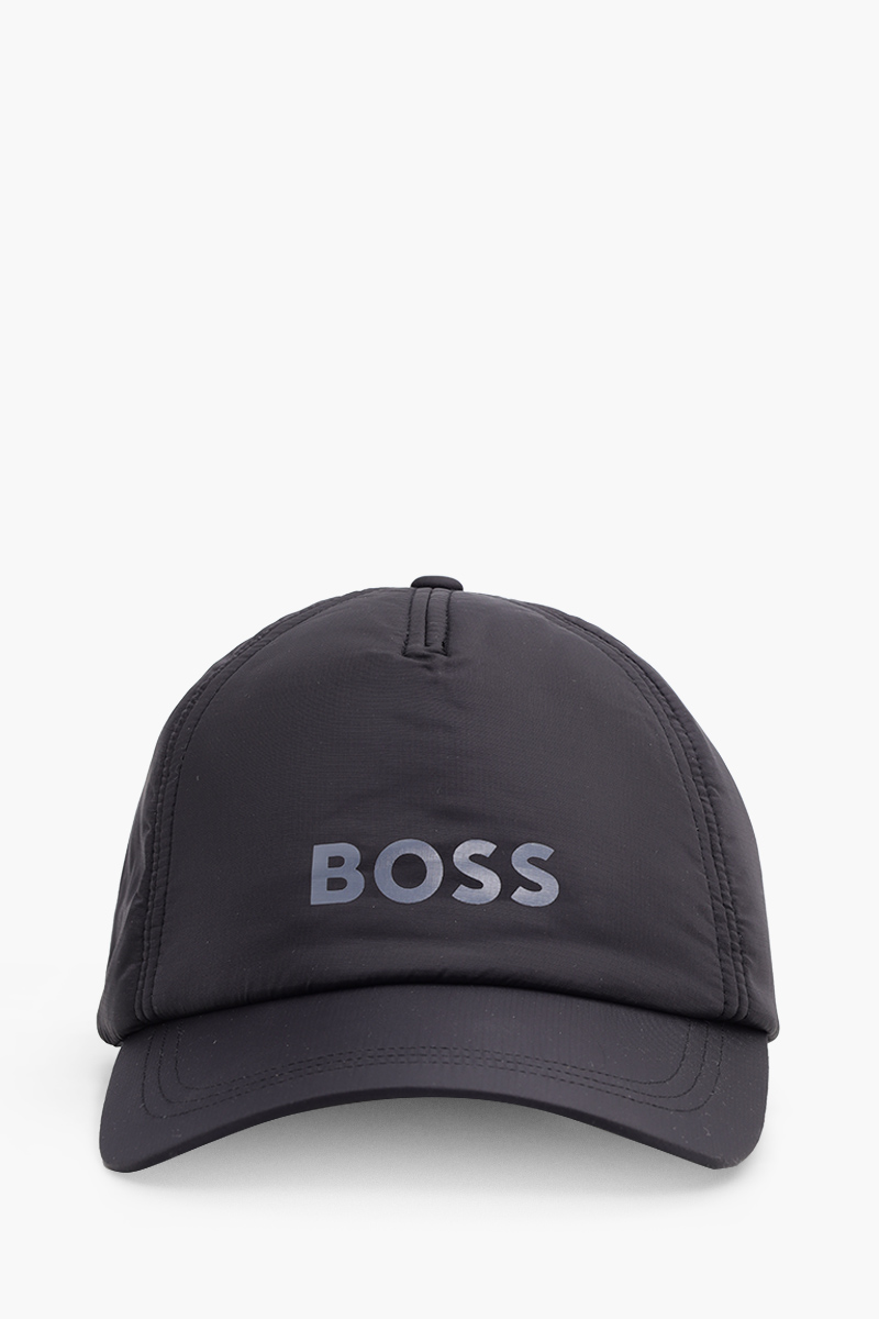 HUGO BOSS Winter X Logo Golf Cap in Black Polyamide 0