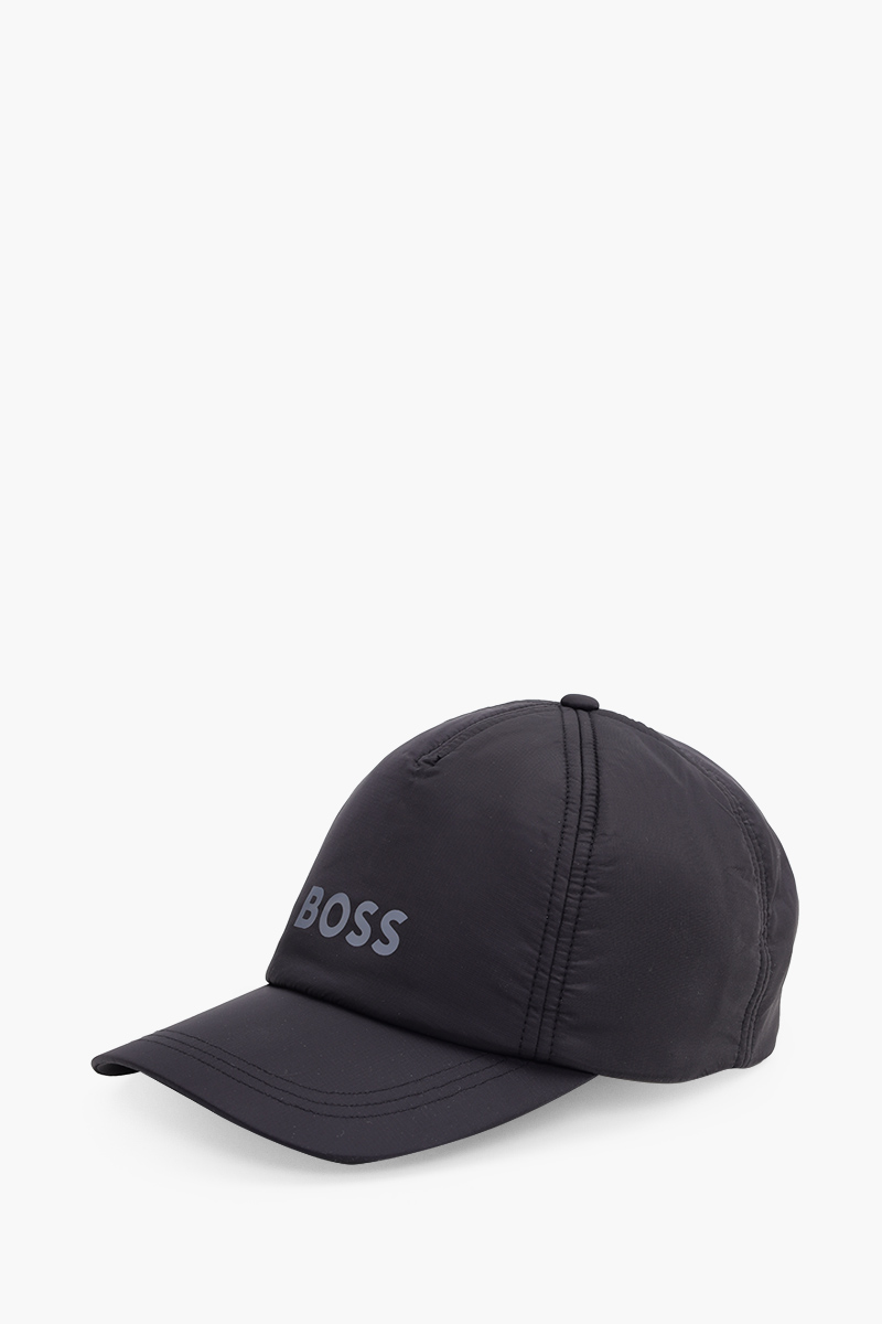 HUGO BOSS Winter X Logo Golf Cap in Black Polyamide 2