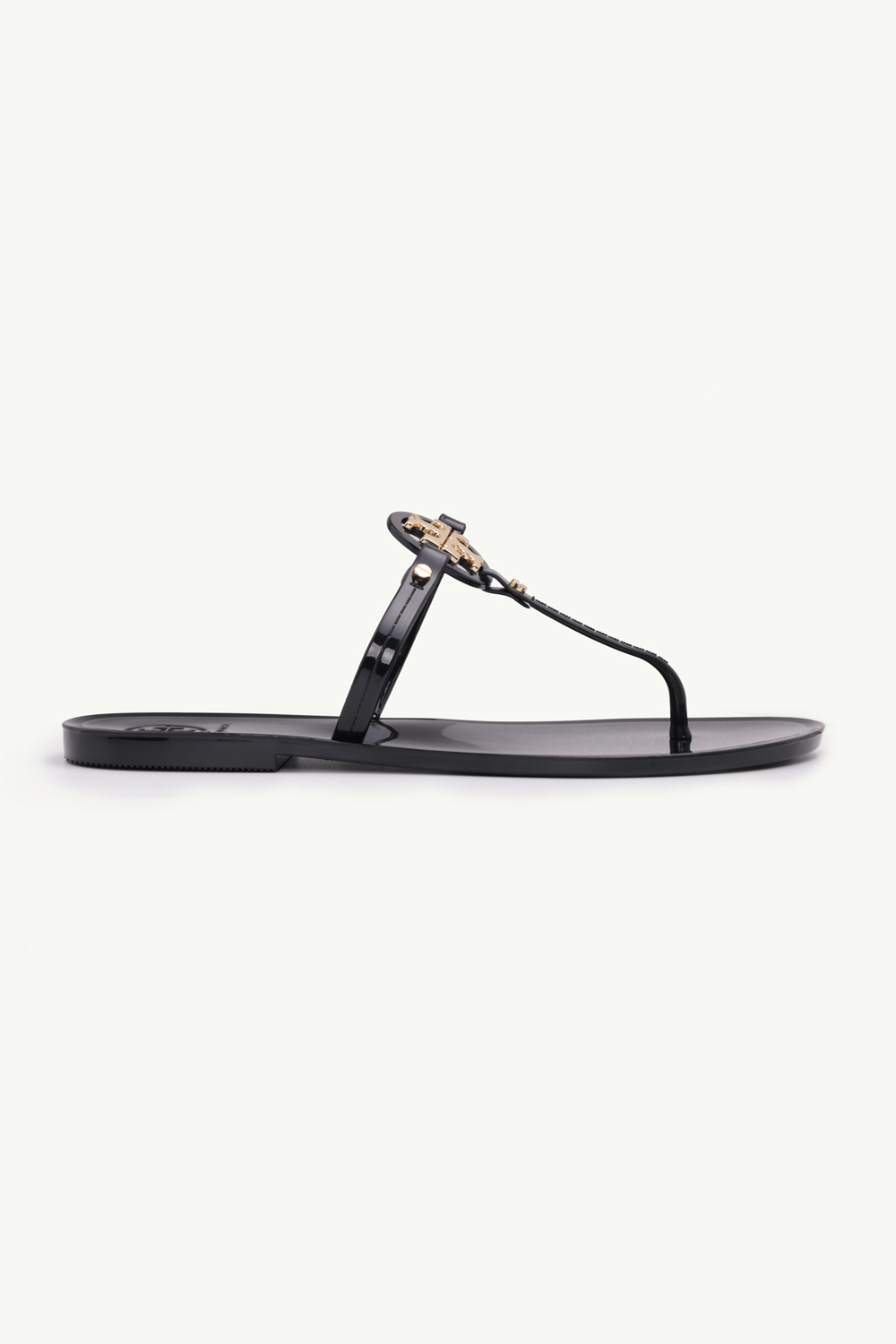 TORY BURCH Mini Miller Thong Sandals in Black  0