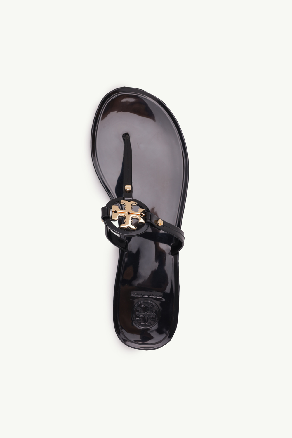 TORY BURCH Mini Miller Thong Sandals in Black  3