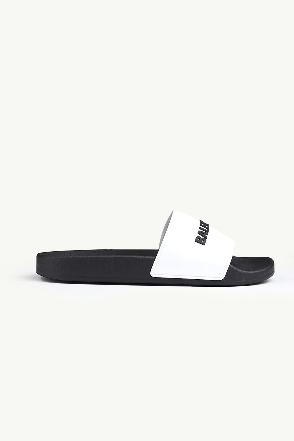 BALENCIAGA Men Logo Slides in Black/White 0