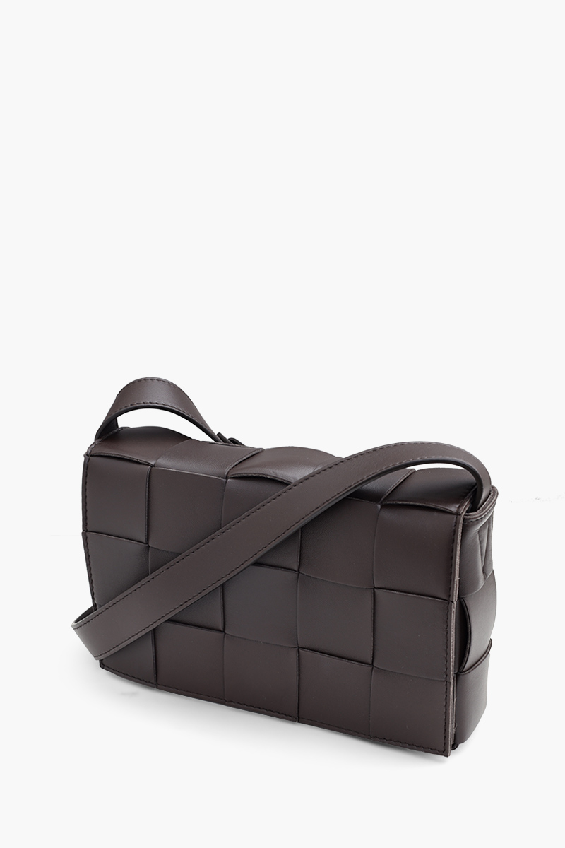 BOTTEGA VENETA Cassette Maxi Intrecciato Crossbody Bag in Fondant 2