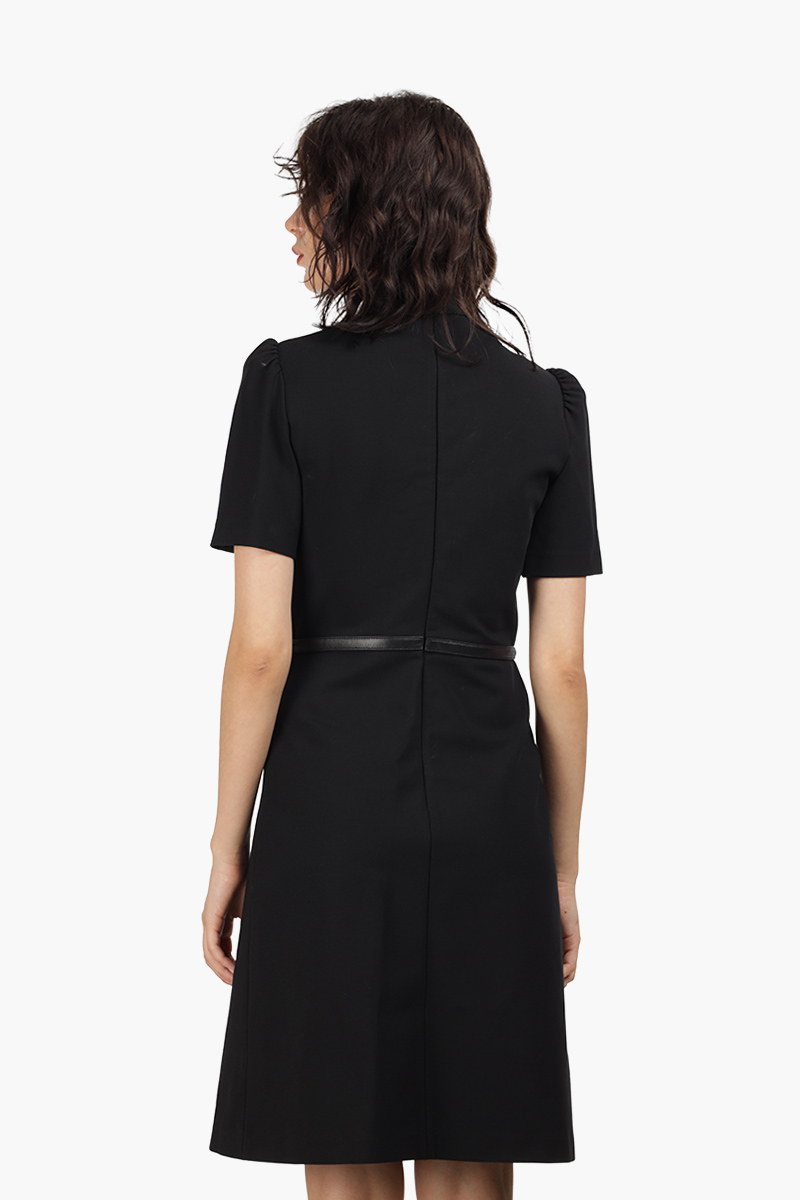 GUCCI Women Viscose Jersey Dress in Black with Horsebit 1