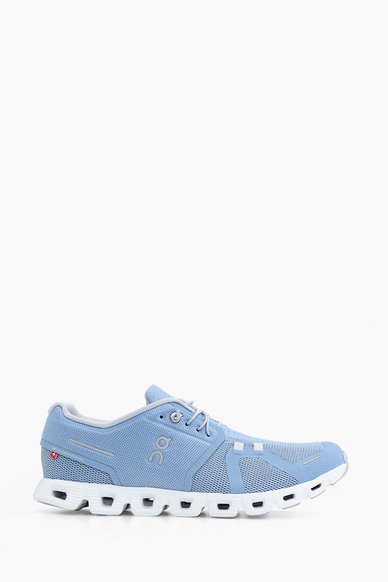 ON Men Cloud 5 Running Sneakers in Chambray/White 0