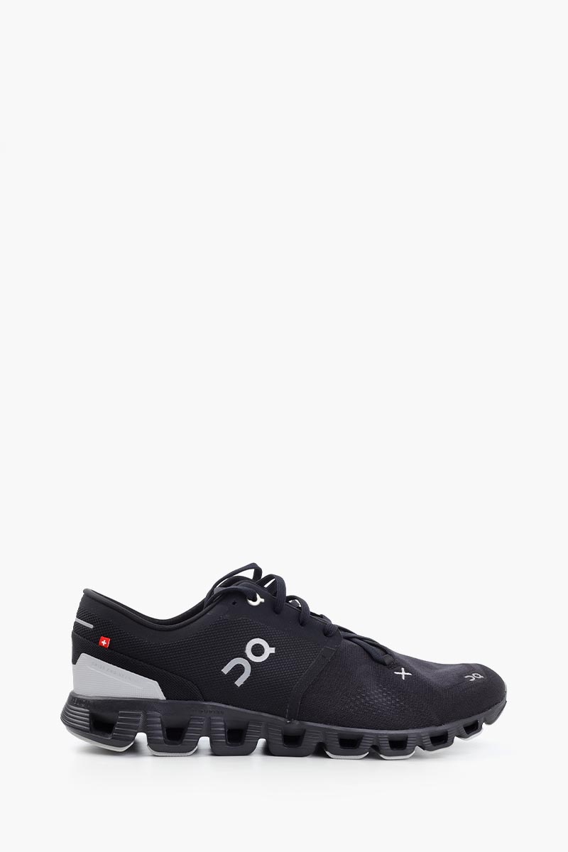 ON Men Cloud X 3 Running Sneakers in Black 0