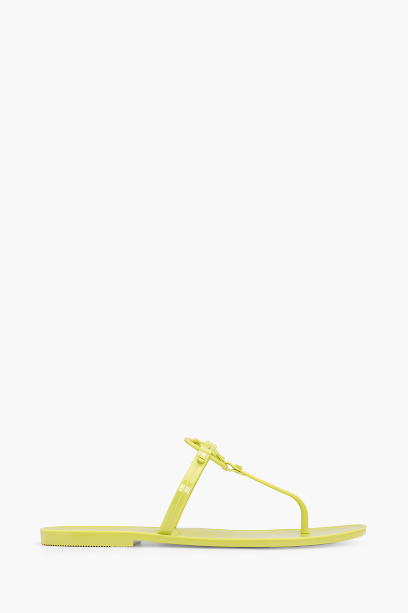 TORY BURCH Mini Miller Thong Sandals in Leaf Green 0