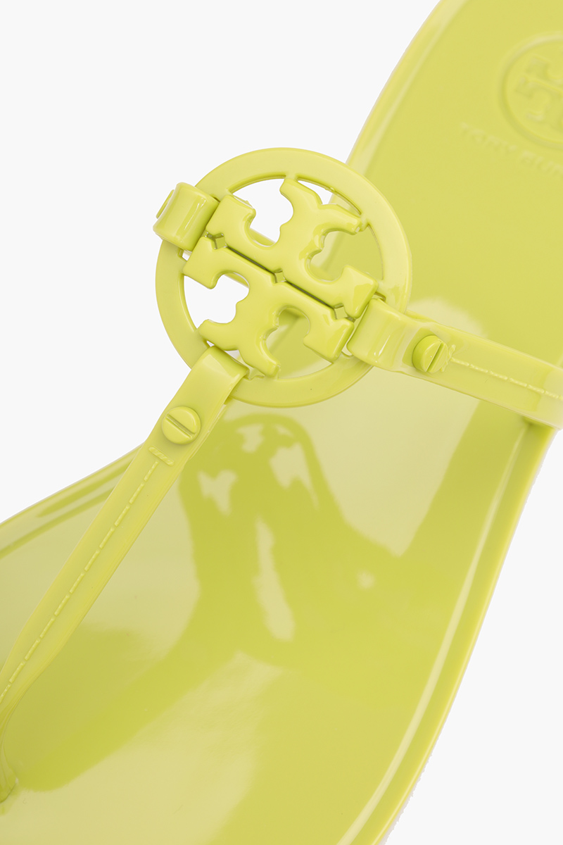 TORY BURCH Mini Miller Thong Sandals in Leaf Green 4