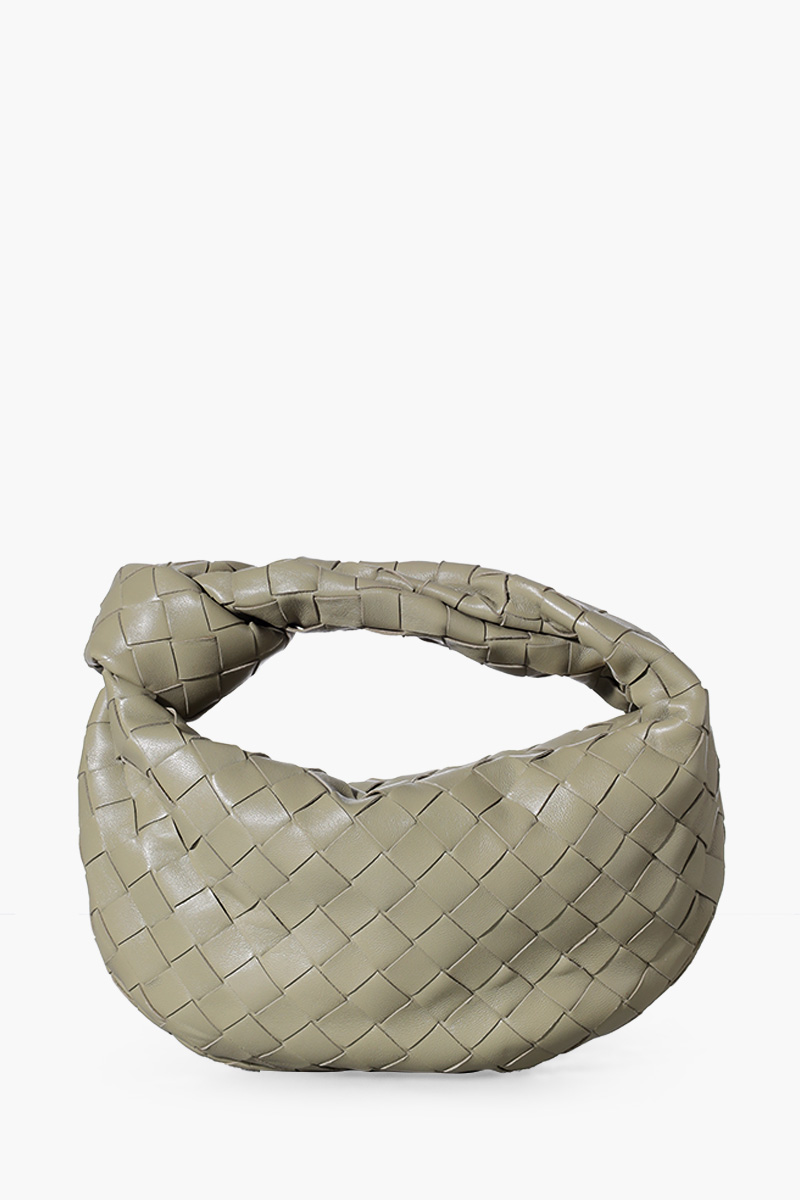 BOTTEGA VENETA Mini BV Jodie Shoulder Bag in Travertine 0