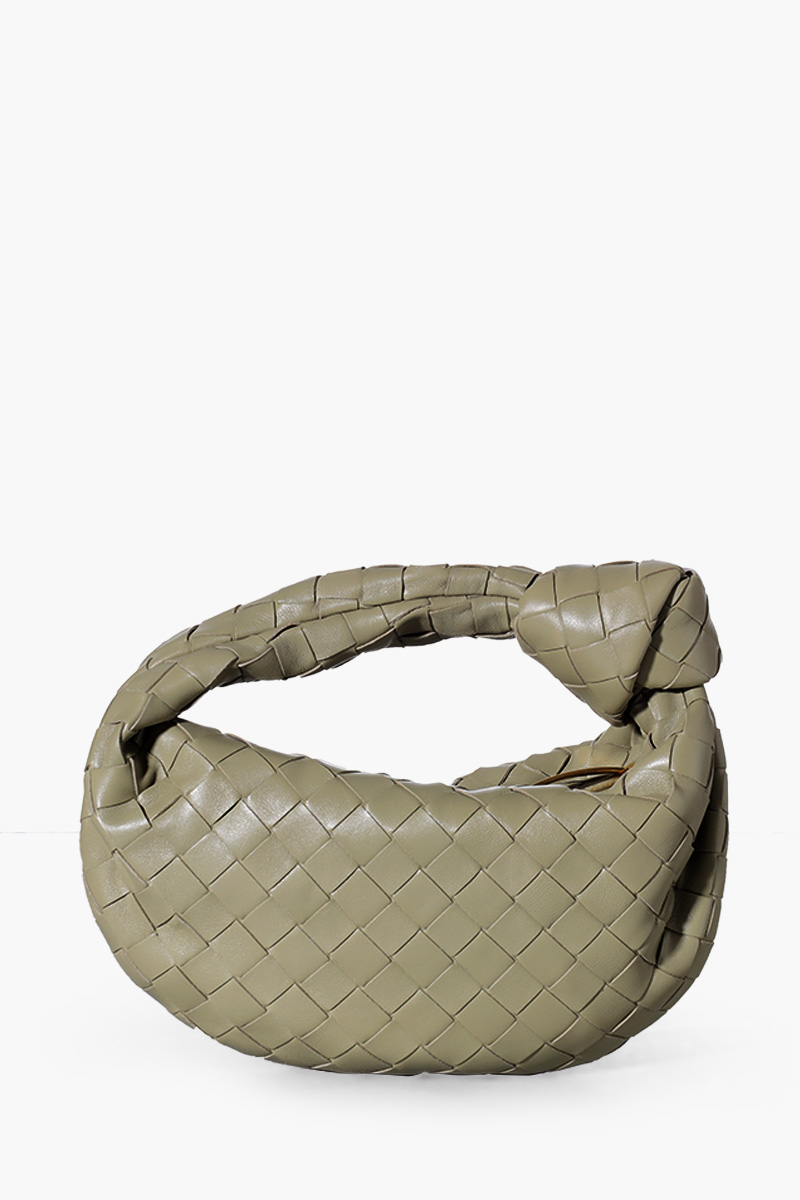BOTTEGA VENETA Mini BV Jodie Shoulder Bag in Travertine 1
