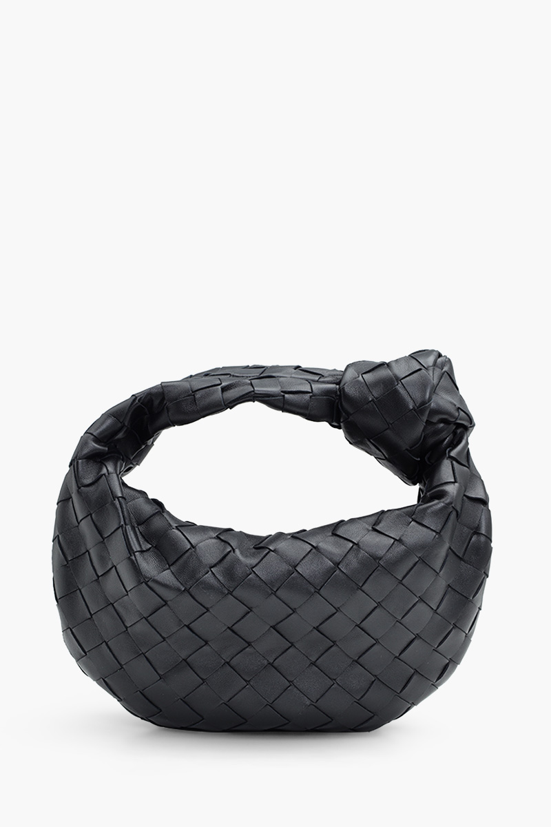 BOTTEGA VENETA Mini BV Jodie Shoulder Bag in Black GHW 1