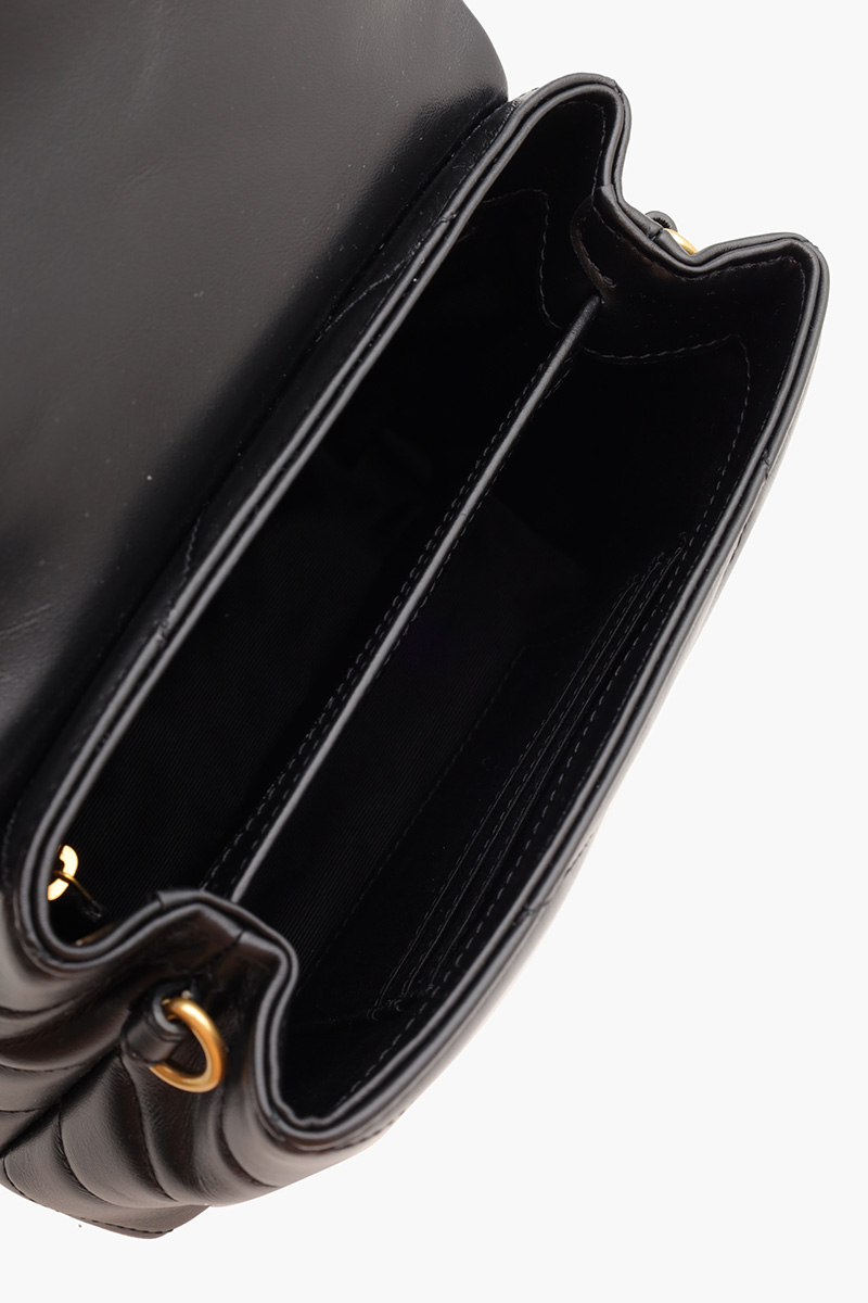 SAINT LAURENT Toy Loulou Shoulder Bag in Black GHW 3