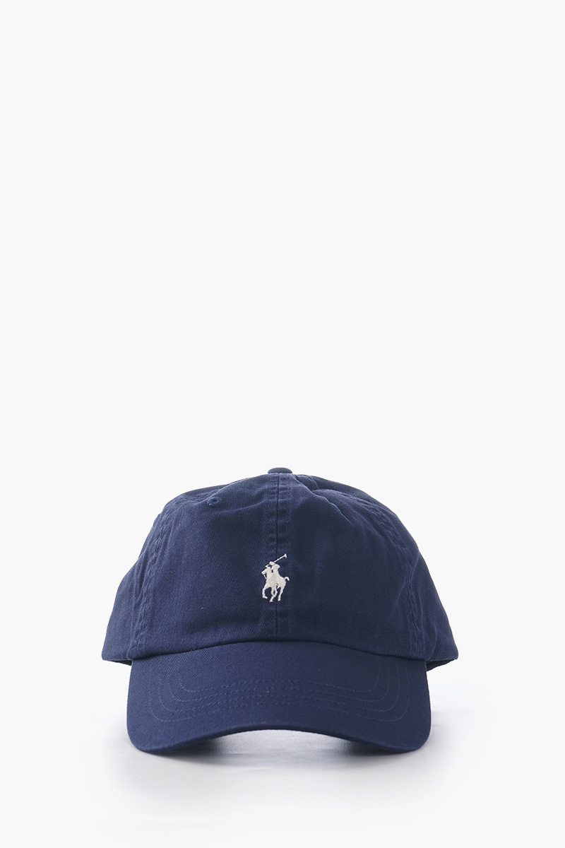 POLO RALPH LAUREN Baseball Cap in Newport Navy/Cream PP Cotton 0