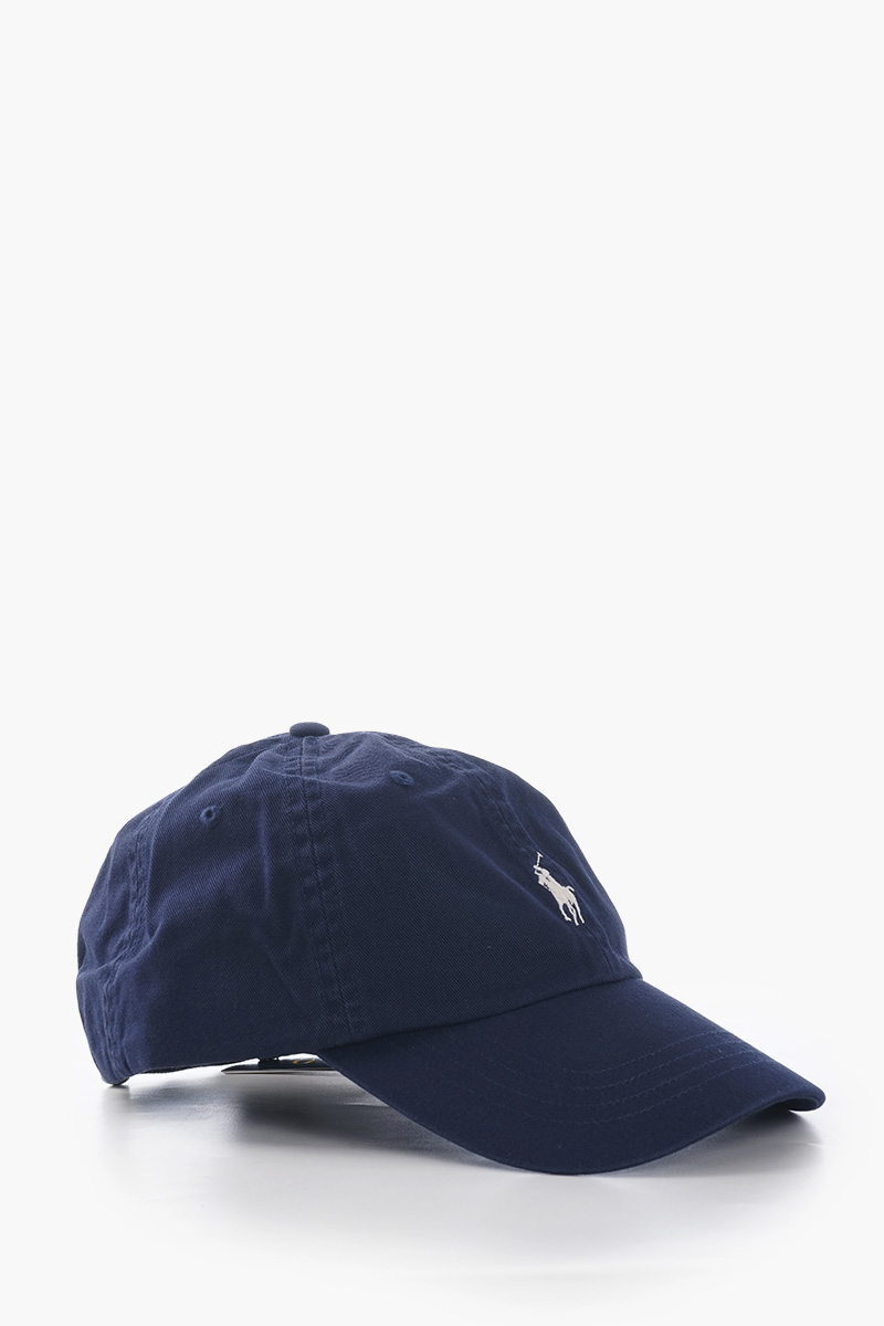 POLO RALPH LAUREN Baseball Cap in Newport Navy/Cream PP Cotton 1