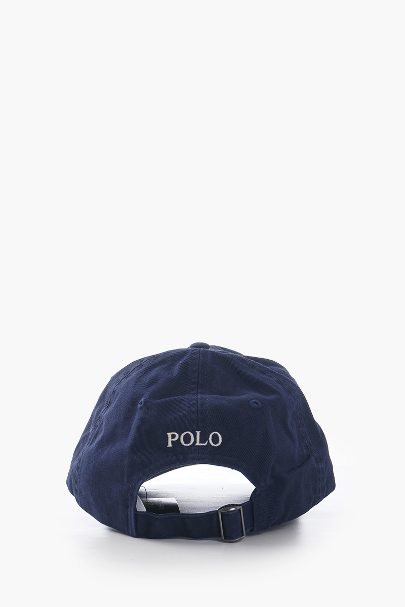POLO RALPH LAUREN Baseball Cap in Newport Navy/Cream PP Cotton 2