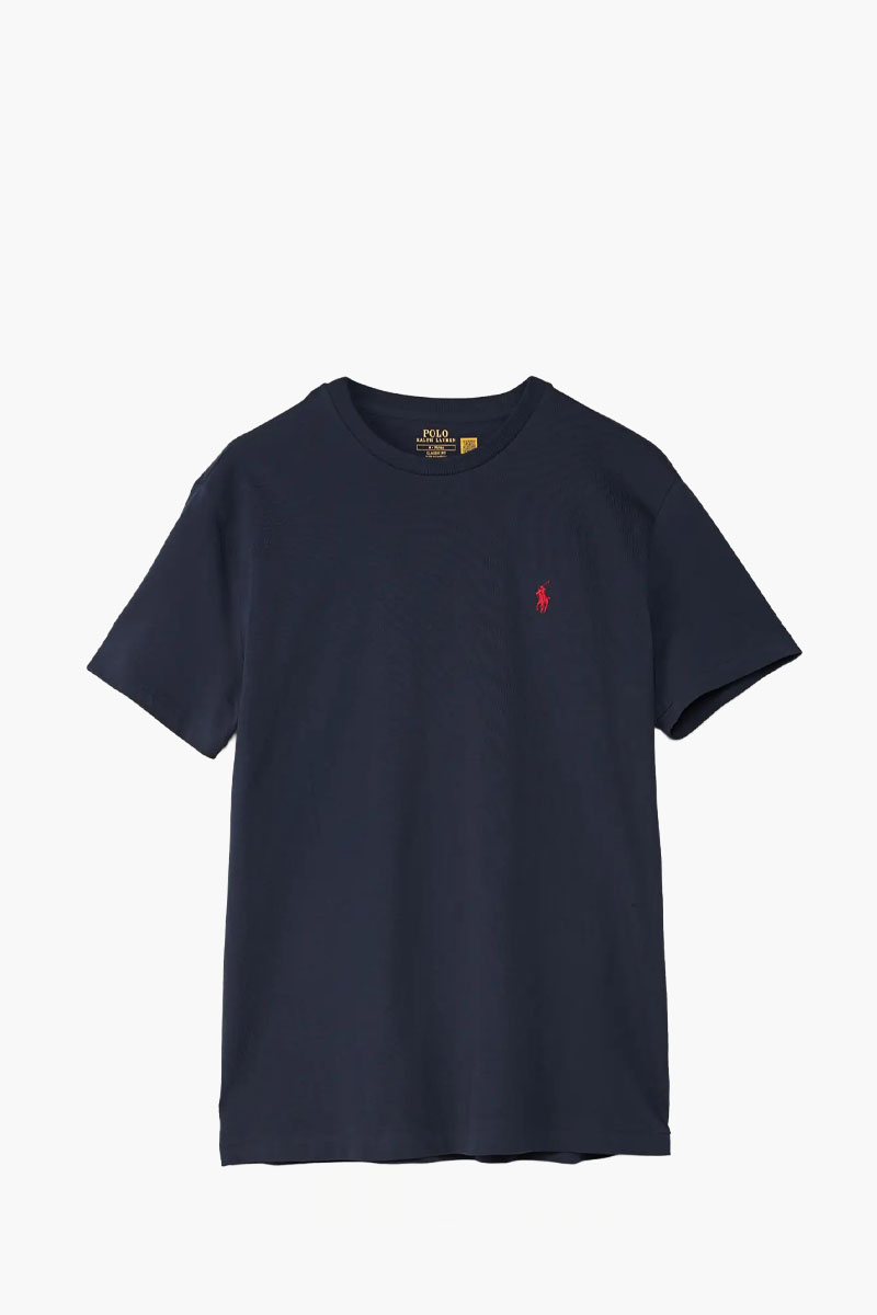 POLO RALPH LAUREN Men Classic Fit Jersey Crewneck T-Shirt in Ink Cotton 0