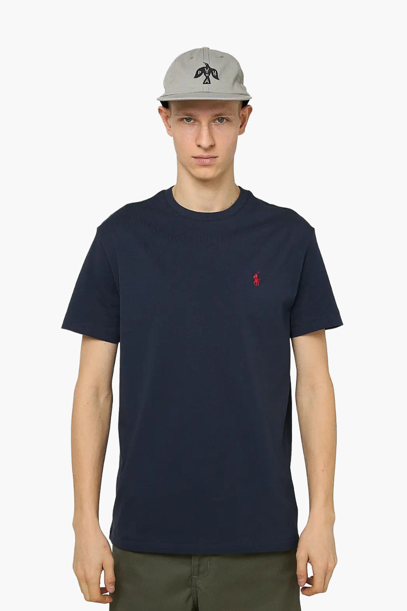 POLO RALPH LAUREN Men Classic Fit Jersey Crewneck T-Shirt in Ink Cotton 1