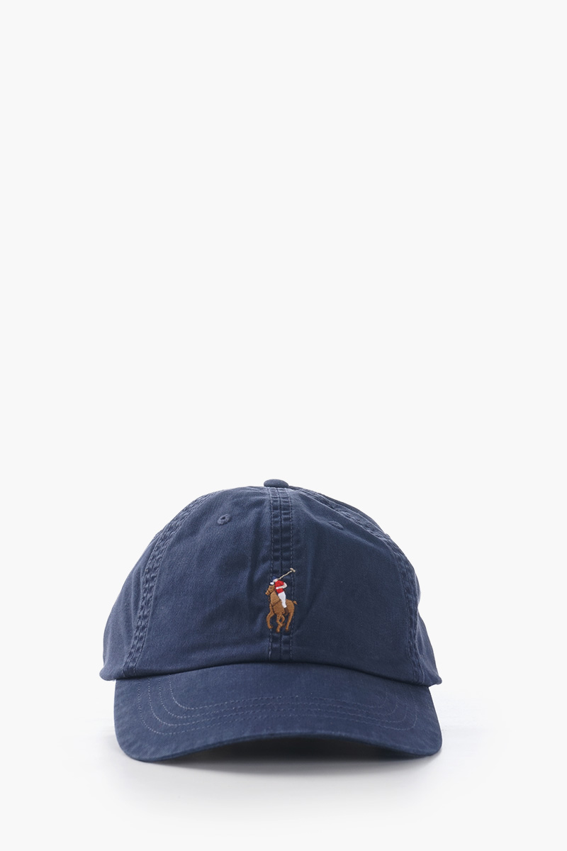 POLO RALPH LAUREN Men Stretch-Cotton Twill Ball Cap in Nautical Ink 0