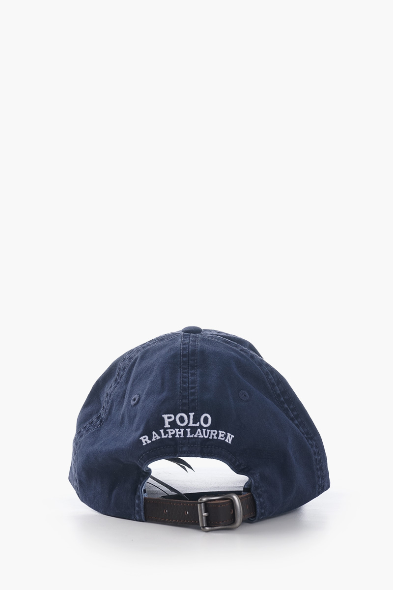 POLO RALPH LAUREN Men Stretch-Cotton Twill Ball Cap in Nautical Ink 2
