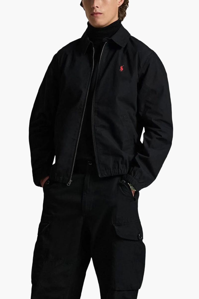 POLO RALPH LAUREN Men The Bayport Poplin Jacket in Polo Black Cotton 1