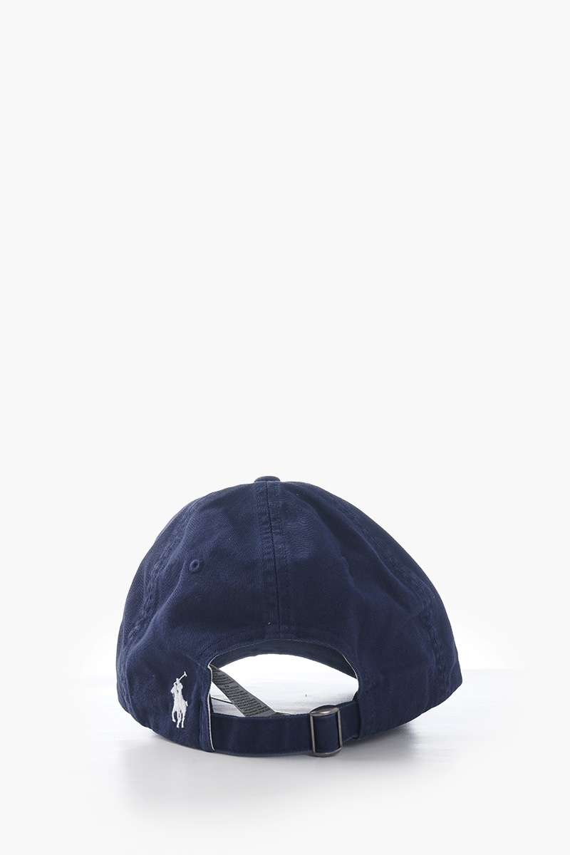 POLO RALPH LAUREN Men Crest-Embroidered Twill Cap In Navy Cotton 2