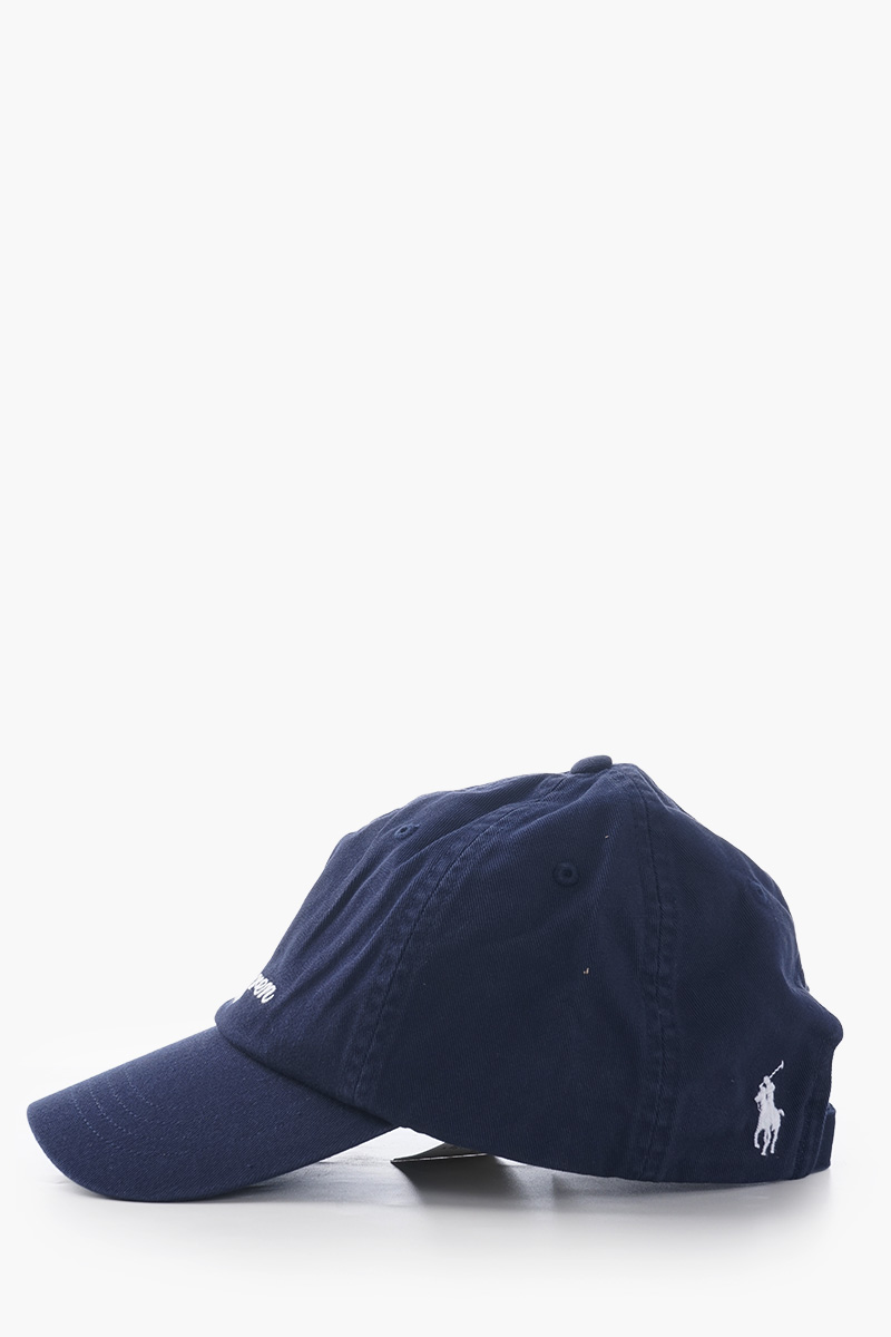 POLO RALPH LAUREN Men Crest-Embroidered Twill Cap In Navy Cotton 3