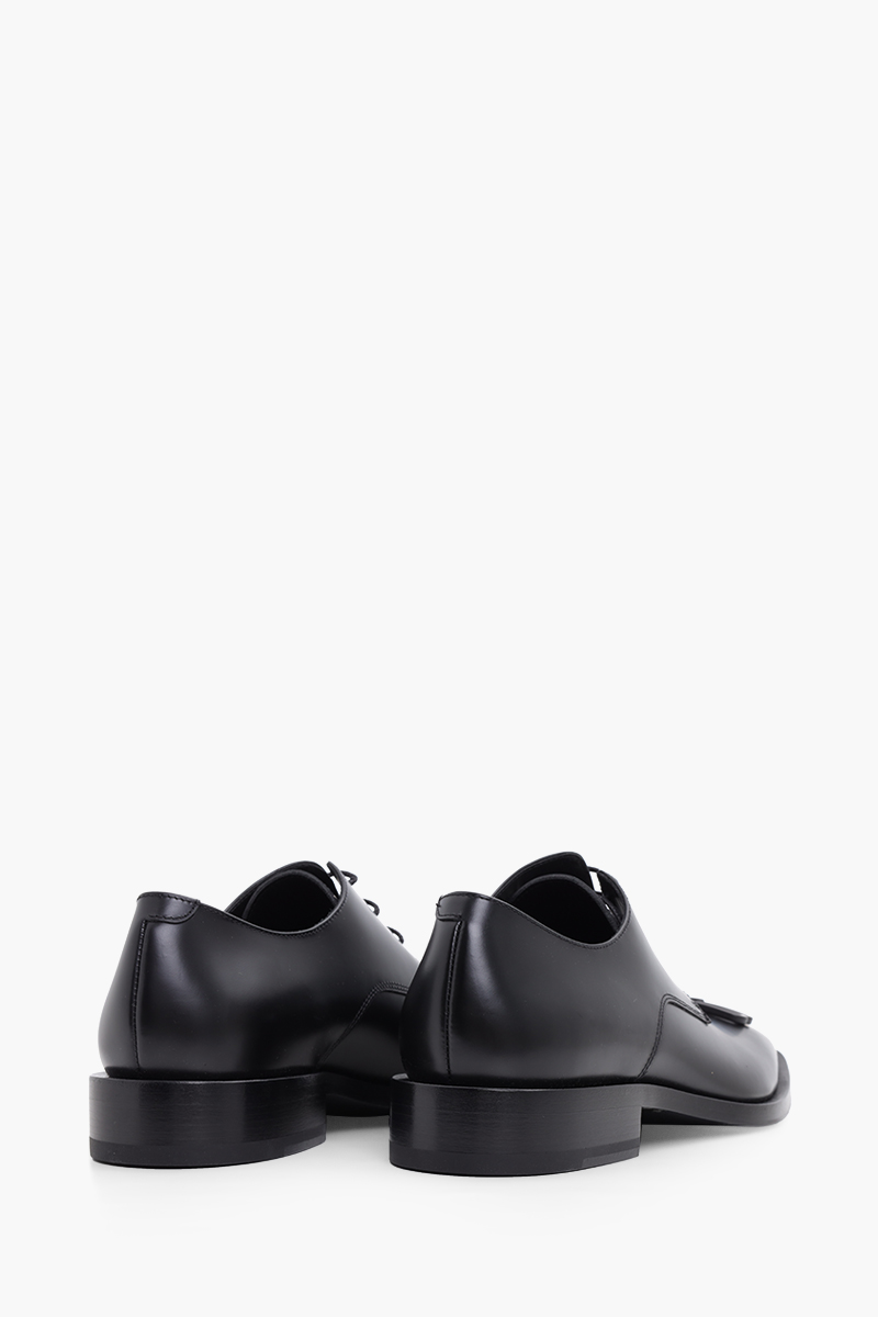 BALENCIAGA Men BB Icon Derby Shoes 30mm in Black 2