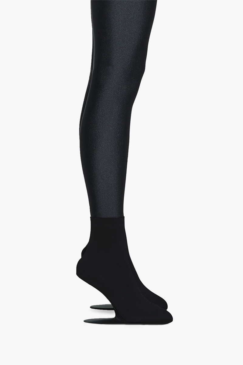 BALENCIAGA Women Stage Bootie 110mm in Black Knit 3