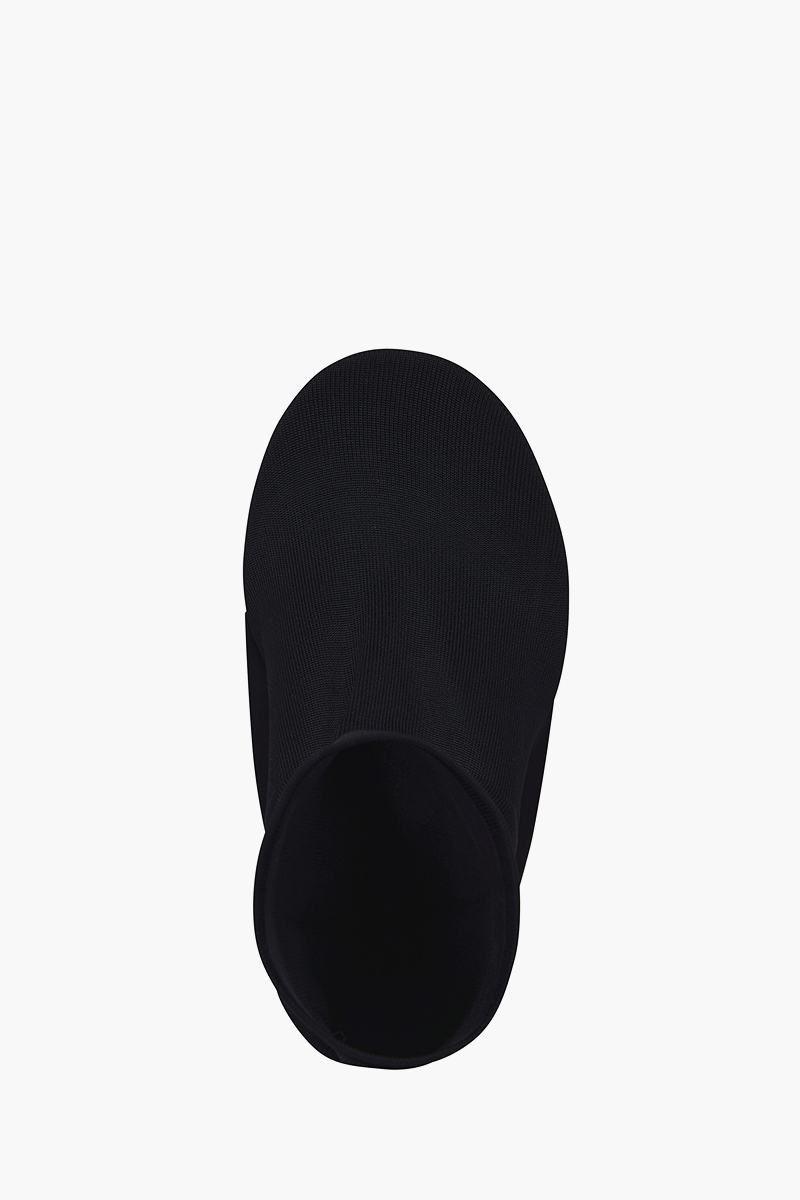 BALENCIAGA Women Stage Bootie 110mm in Black Knit 4