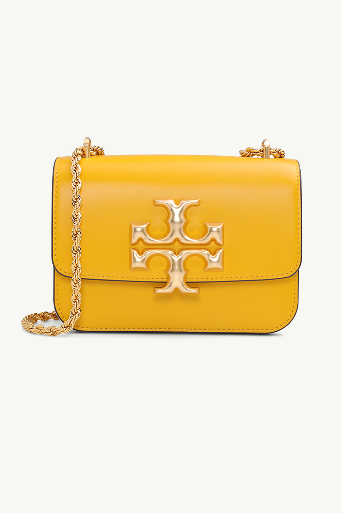 TORY BURCH Small Eleanor Convertible Shoulder Bag in Golden Crest GHW 0