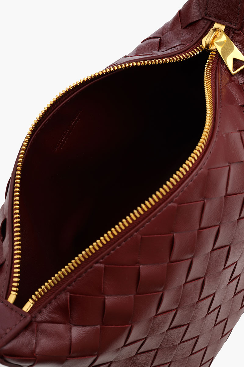 BOTTEGA VENETA Mini Wallace Intrecciato Shoulder Bag in Barolo Soft Calfskin 3