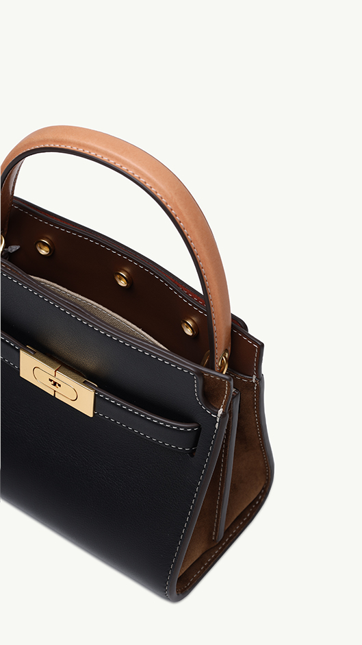 TORY BURCH Lee Radzwill Petite Double Bag in Black 3