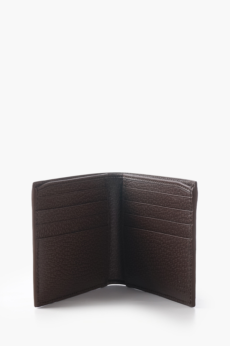 GUCCI GG Supreme Wallet in Beige/Ebony/Brown with GG Detail 3