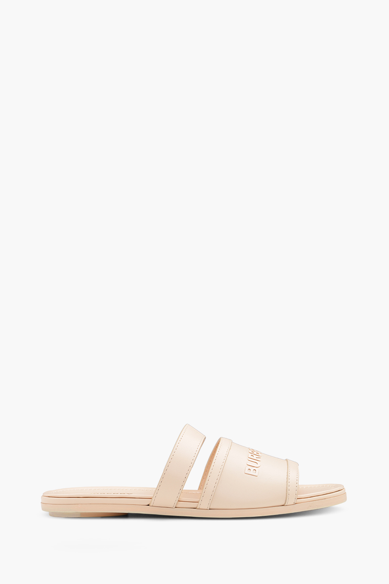 BURBERRY Women Honour Flat Sandals in Pale Peach 0