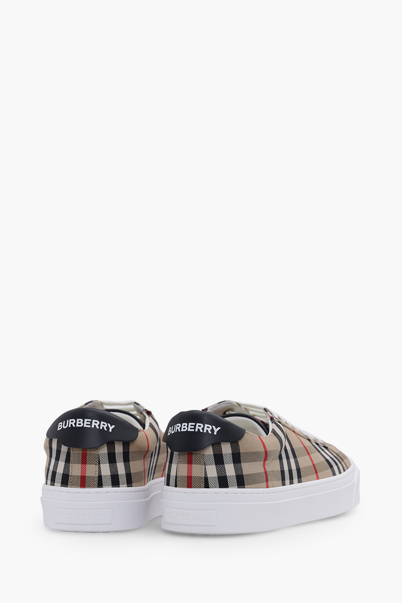 BURBERRY Men Vintage Check Trainer Sneakers in Archive Beige 2