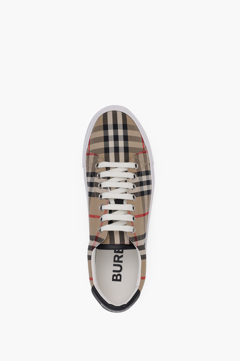 BURBERRY Men Vintage Check Trainer Sneakers in Archive Beige 3