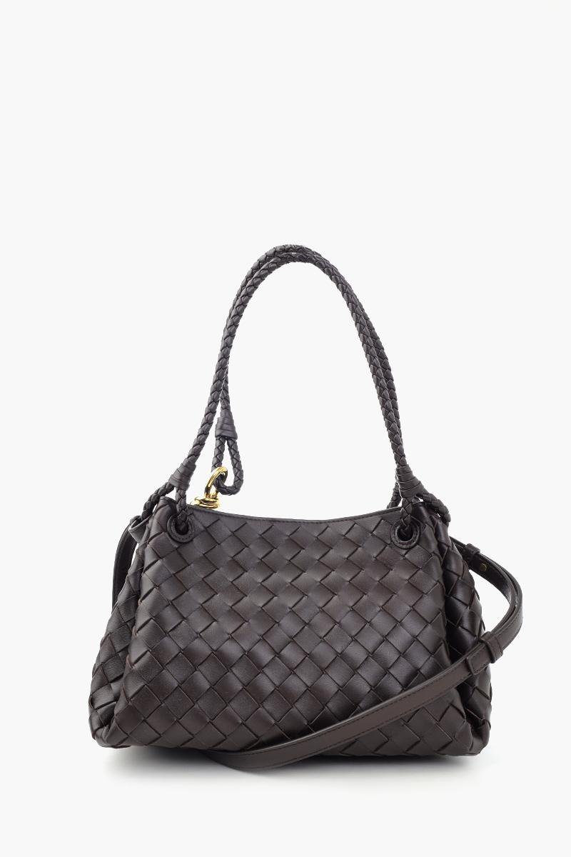 BOTTEGA VENETA Intrecciato Parachute Bag in Fondant Lambskin 2