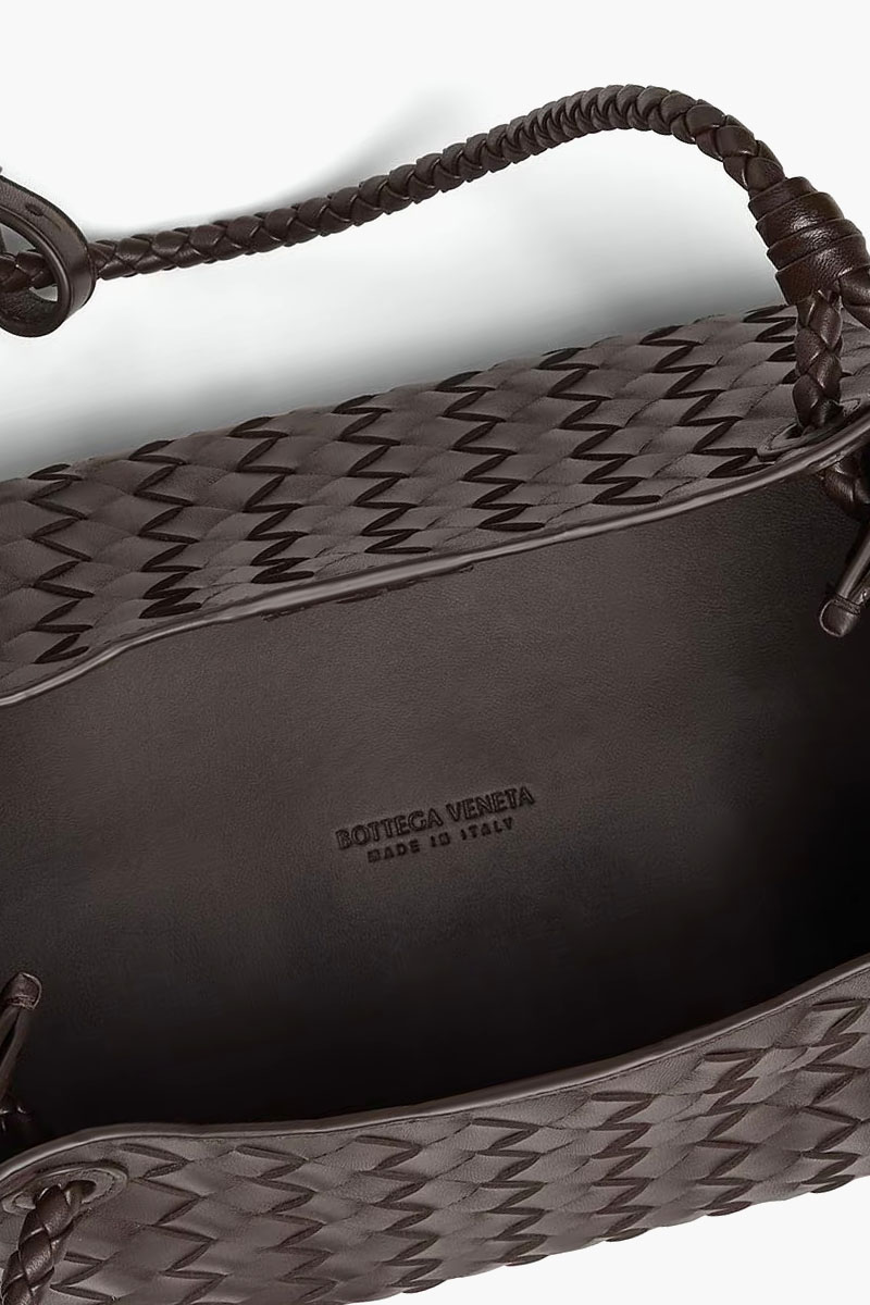 BOTTEGA VENETA Intrecciato Parachute Bag in Fondant Lambskin 4