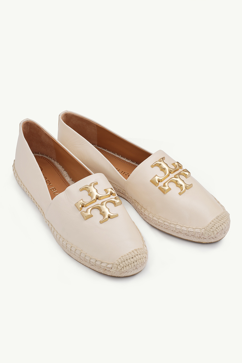 TORY BURCH Women Eleanor Espadrilles in New Cream 1