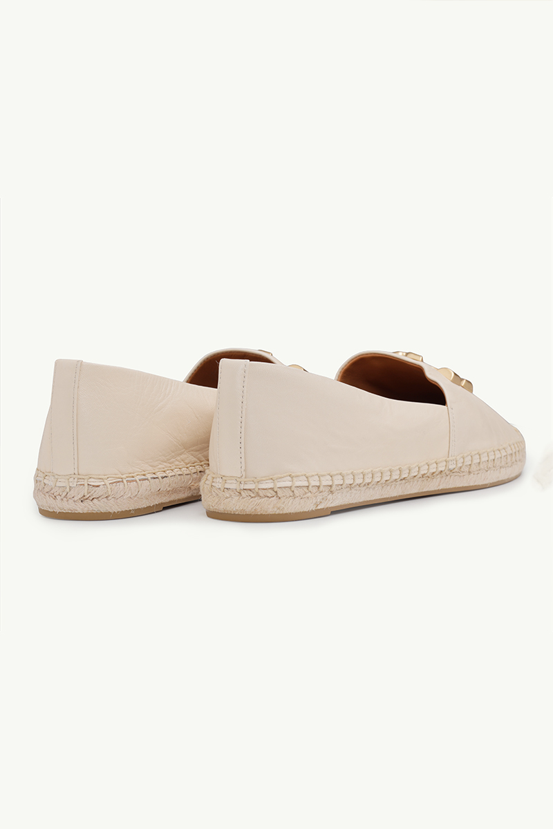 TORY BURCH Women Eleanor Espadrilles in New Cream 2