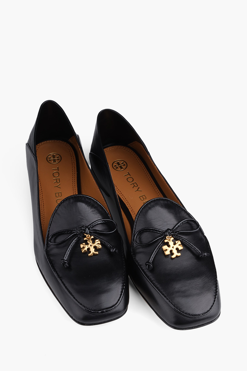 TORY BURCH Charm Loafers in Perfect Black Calf 1