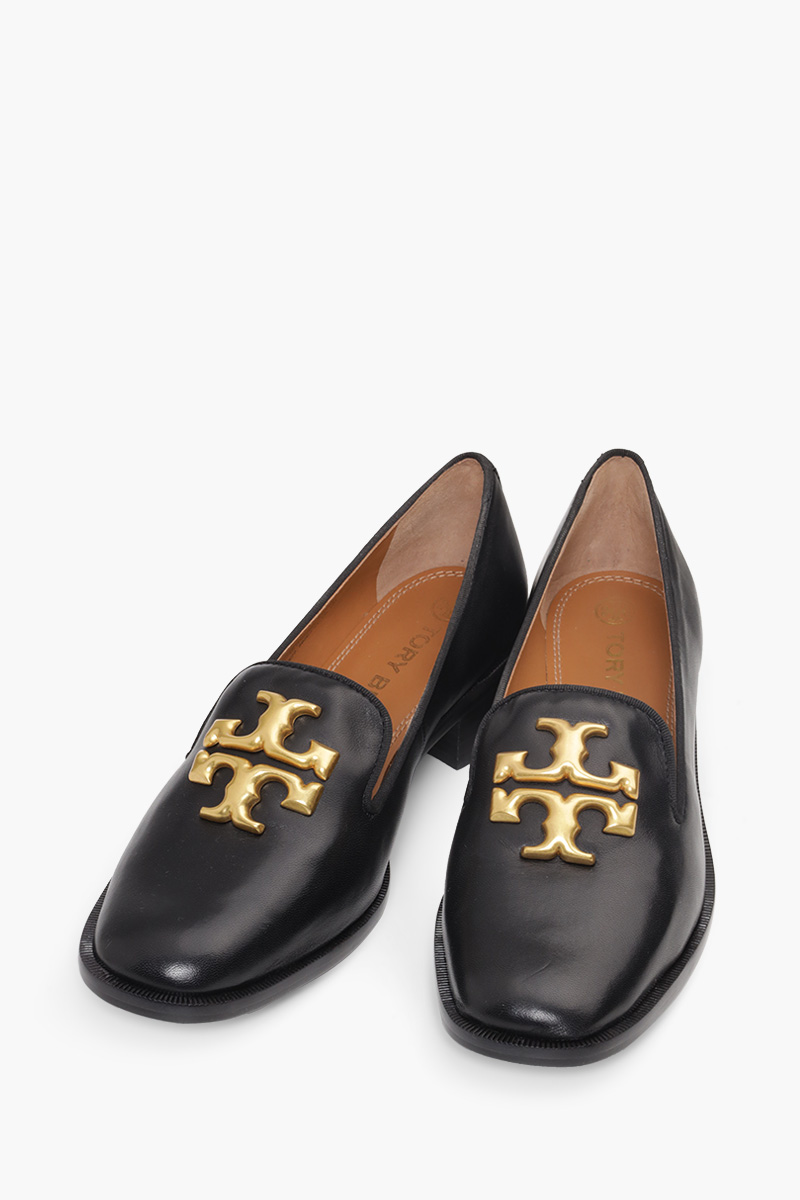 TORY BURCH Eleanor Heeled Loafers 40mm in Perfect Black 1