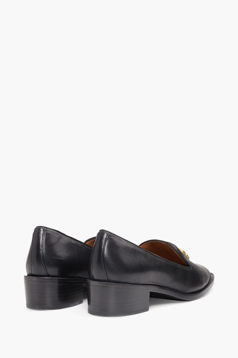 TORY BURCH Eleanor Heeled Loafers 40mm in Perfect Black 2