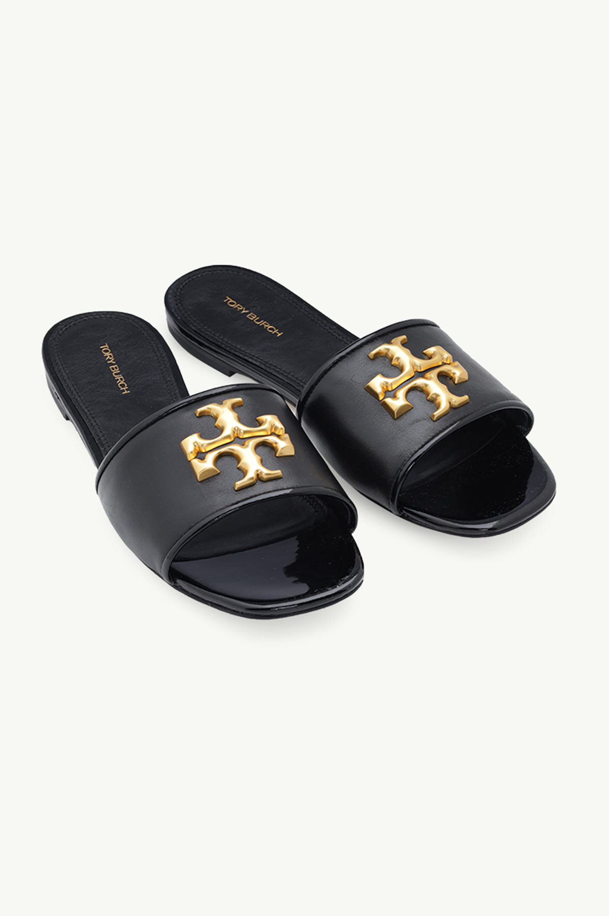 TORY BURCH Women Eleanor Slide in Perfect Black GHW 1