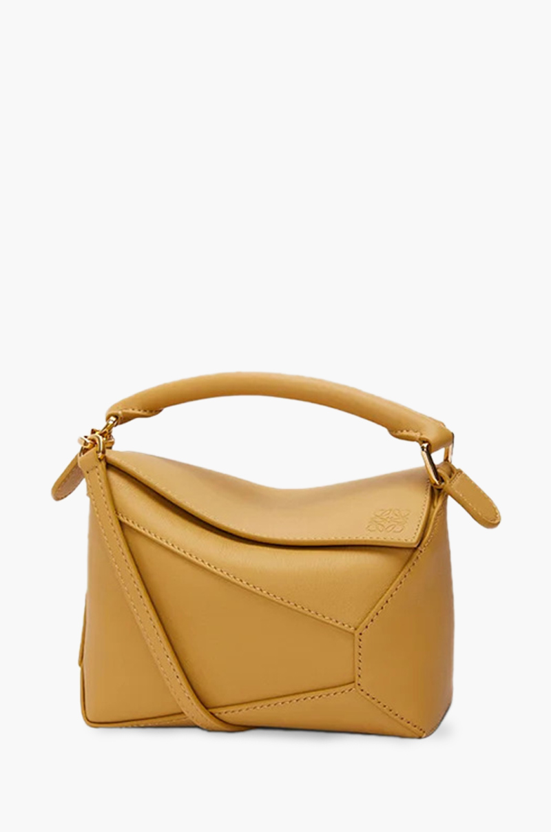 LOEWE Mini Puzzle Bag in Sahara Classic Calfskin 0