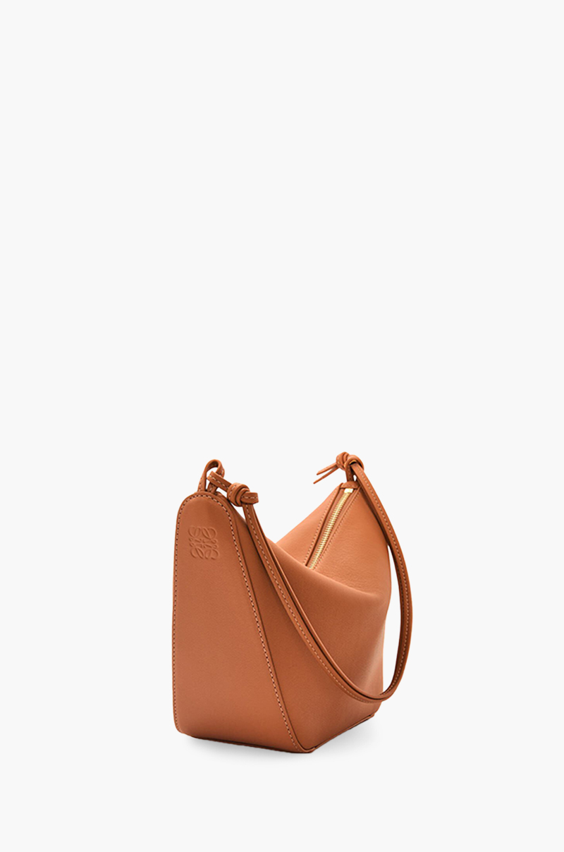 LOEWE Mini Hammock Hobo Bag in Tan Classic Calfskin 2